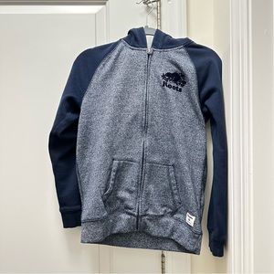 Roots Kids zip up hooded sweatshirt like new!